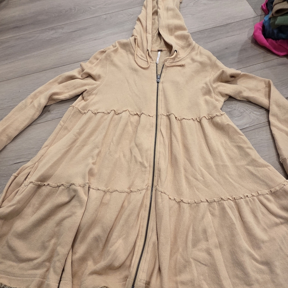 Free People Hooded Top - Picture 2 of 9